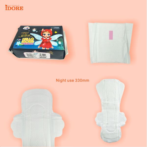 Leakage Prevention 330mm Overnight Sanitary Pads