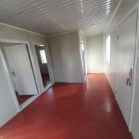 Containers préfabriqués détachables fonctionnels maisons de bureaux avec toilettes