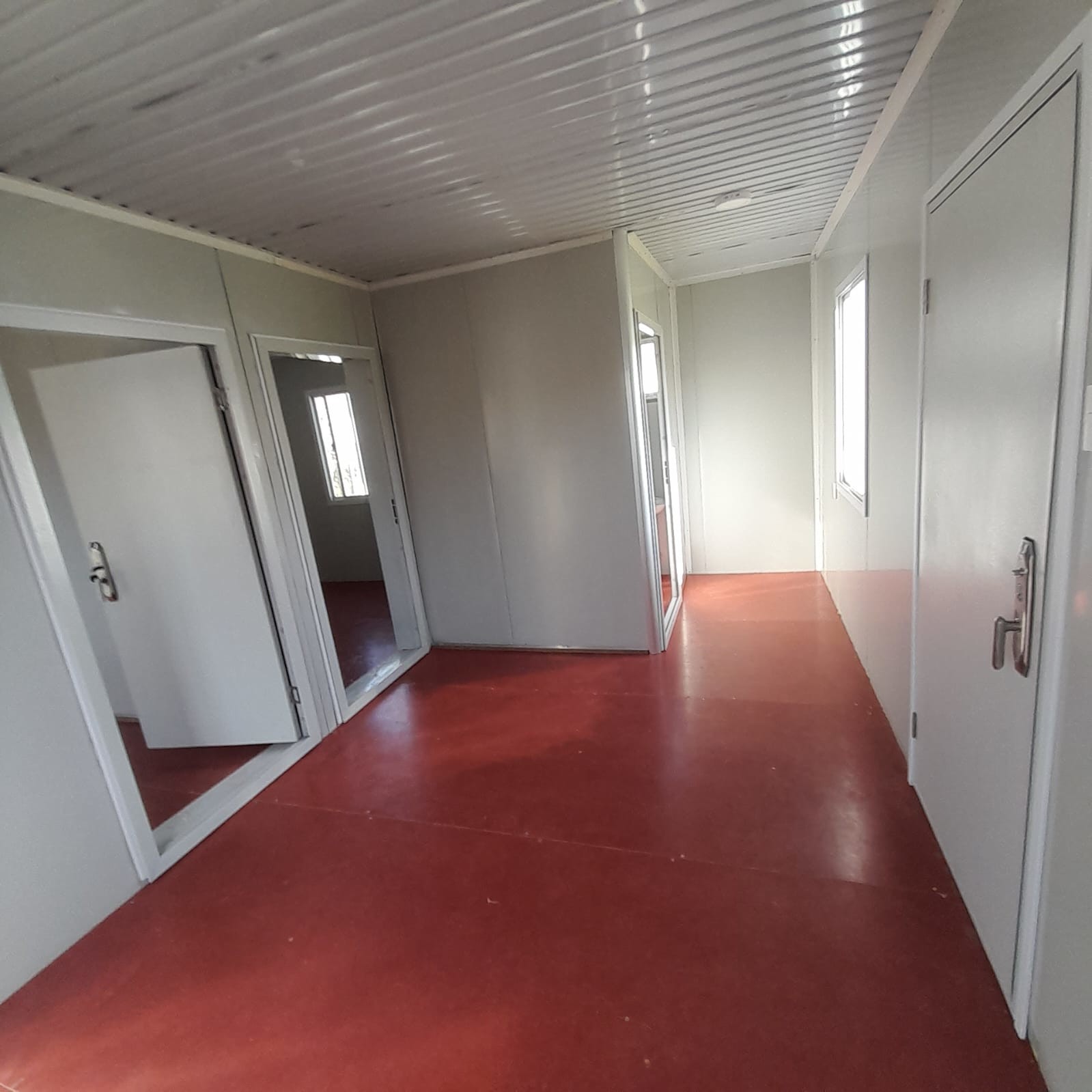 Resistente Al Viento Flat Pack Sitio Офисный контейнер Разъемный 20 футов