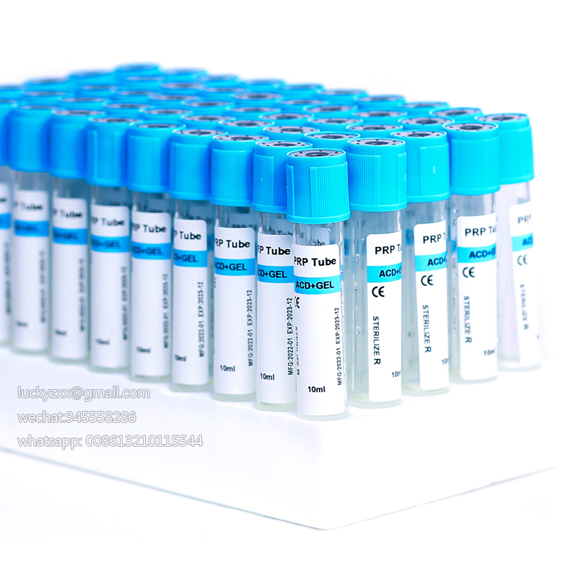 10ml 12ml Acd Gel Tube Kit for Injection Individual Blue Cap Oem Packing Pet and Glass