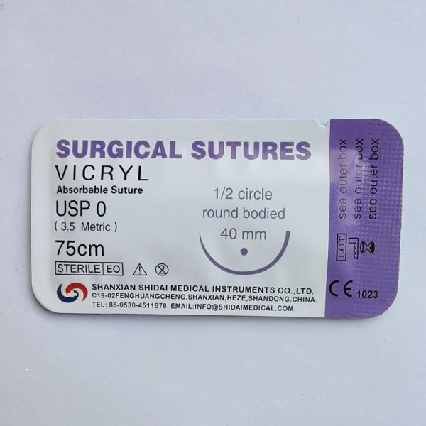 Polyglycolic Acid Surgical Suture