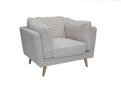 Linen Modular Sofa / Overstuffed Linen Sofa Inexpensive Living Room Sets