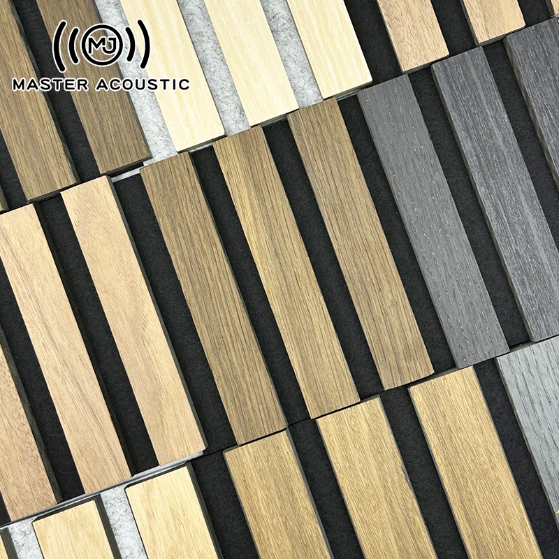 Non Toxic Interior Decorative Wood Panels E0 / E1 Sound Absorbing Wood Panels