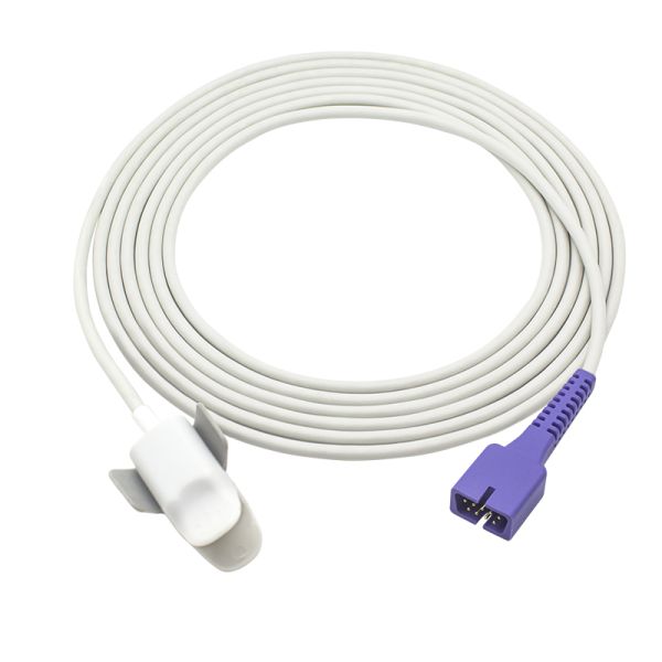 N-ellcor DS-100A SpO2 Sensor Oxi-max Tech 9Pin Adult Finger Clip SpO2 Probe