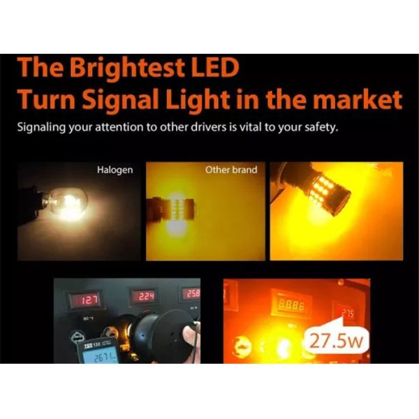 Aluminum 12V 28W 3156 T20 Canbus LED Car Bulbs