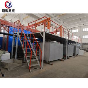 YINGCHUANG Fully Automatic Bi-Axial Shuttle Rotomolding Machine For 500L/1000L