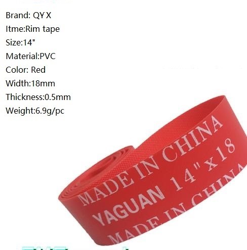 High Pressure Nylon PVC Material Rim Tape 12/14/16/20/22/24