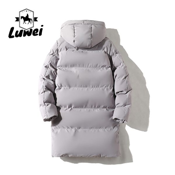 Мужчины на открытом воздухе зимнее пальто куртки толстые хлопчатобумажные пальто с карманами