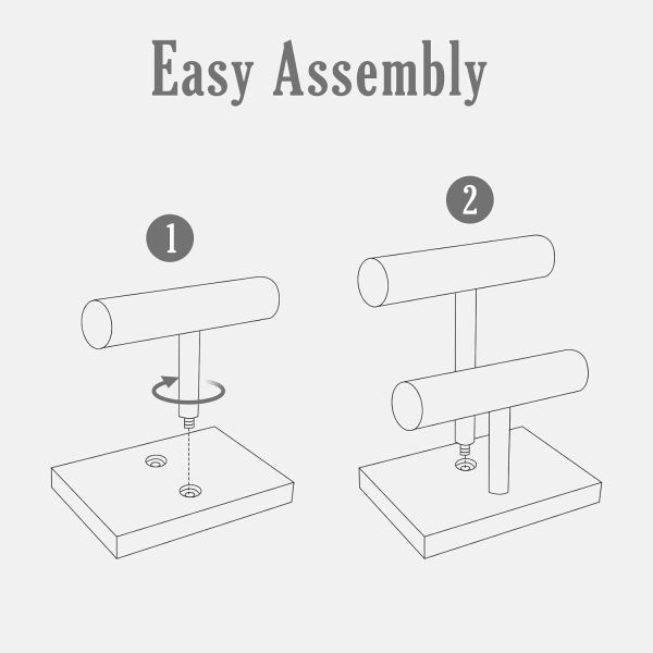 Upgrade Your Bracelet Display with our Custom T-bar Bangle Storage Rack and Organizer