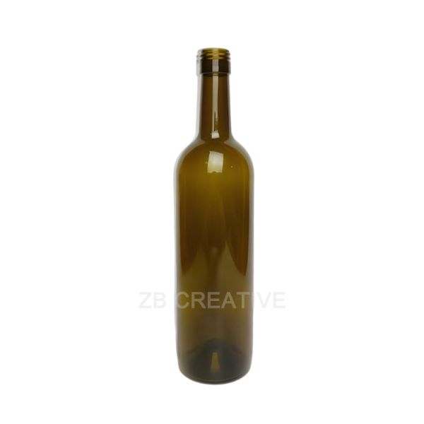 Modern Bordeaux Empty Glass Bottles 750ml Screw Top For Ready To Drink Wine 400g 1702S-7A