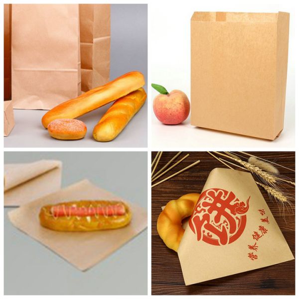 brown color paper 40gr 60gr Eco Friendly Food Grade Brown Color Paper For Wrapping Food