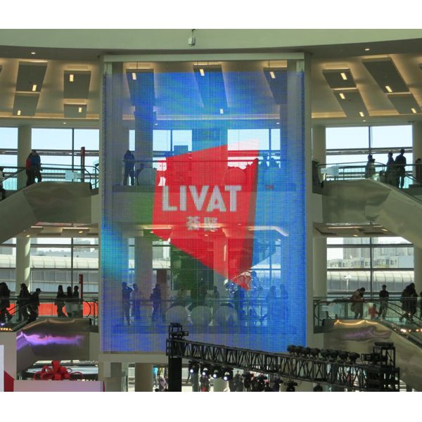P10.4 Indoor LED Transparent Screen Aluminum Profile Cabinet Materials
