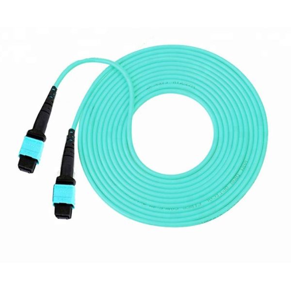 Data Center Solution MTP MPO Cable OM3 Fiber Optic Patch Cord For FTTX