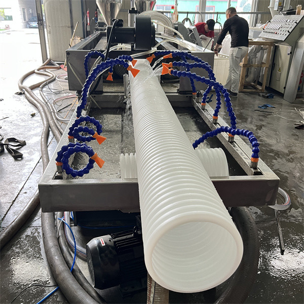 Fully Automatic Industry 4.0 DWC Pipe Extrusion Line with Remote Monitoring and In-line Socketing Technology