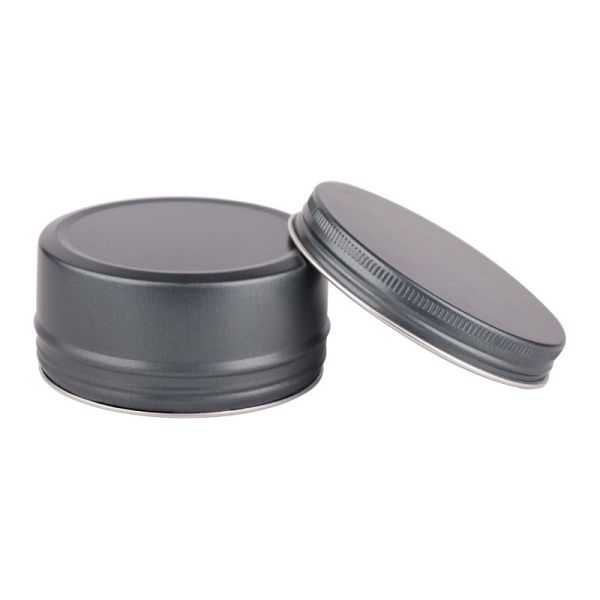 Matte Aluminum Cosmetic Jars 150g 250g 5.3OZ 8.8oz Metal Tins