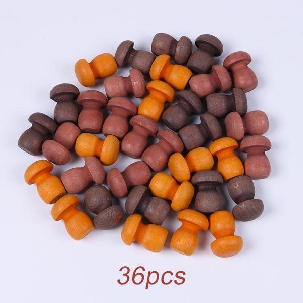 Baby Wooden Constructor Set Nordic Wooden Rainbow Blocks Loose Parts Montessori Educational Toys Children Toddler Baby G