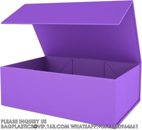 Custom Magnet Magnetic Luxury Packaging Folding Paper Gift Box Business Flap Lid Packaging Cardboard Bespoke Custom
