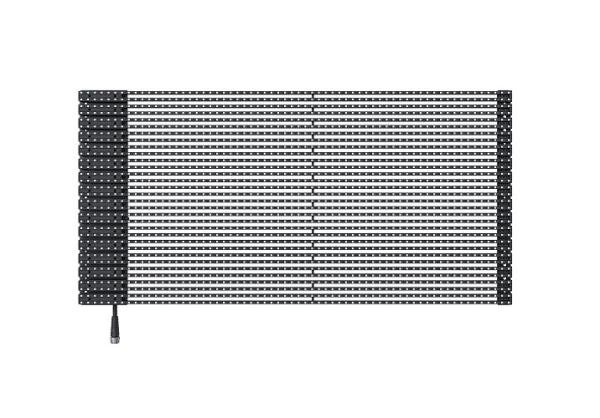 Outdoor Wall P10 LED Mesh Screen 16mm RGB SMD For Advertising