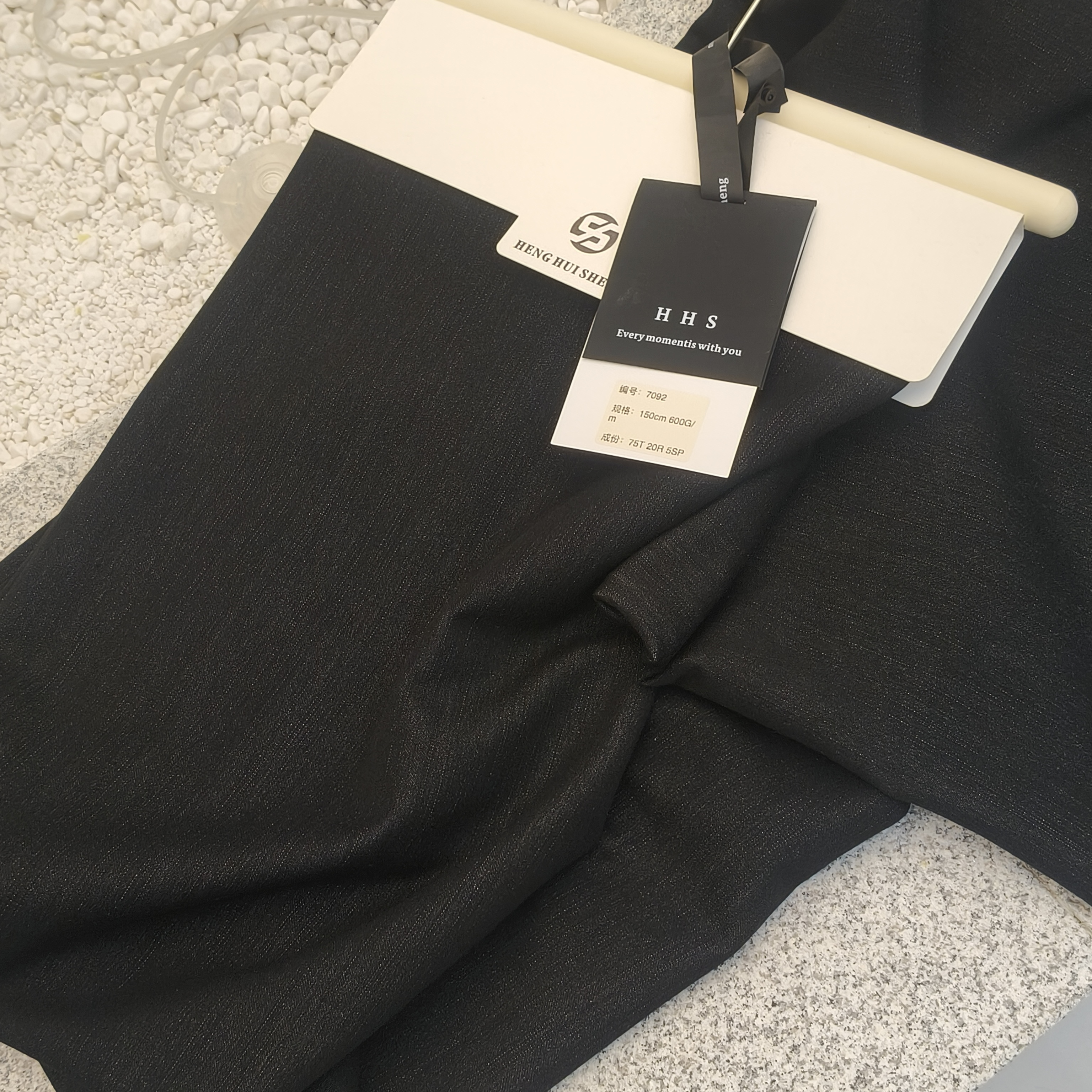 7092 heavyweight fabric 600g/m ² polyester viscose ammonia blend wrinkle resistant hanging down business pants skirt special fabric