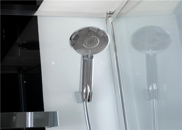 , Square Shower Cabin with white acrylic tray,Fashion Pivot Door， Corner Shower Stalls