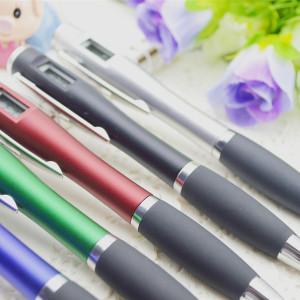 2015 hot-selling high quality LED light ballpen，Ballpen with touch screen and LED light