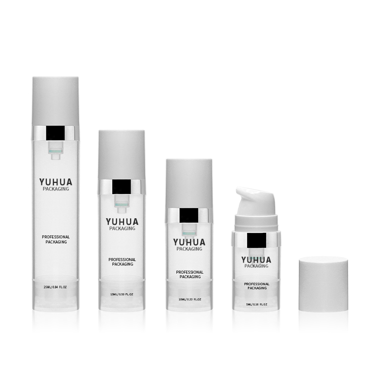 Бутылка вакуума круга 5ml 10ml 15ml 25ml пластиковая с подгонянным логотипом