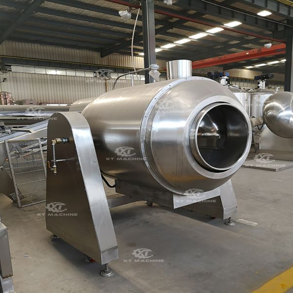 Máquina comercial de recubrimiento de azúcar totalmente automática, tostadora de rodillos con calefacción