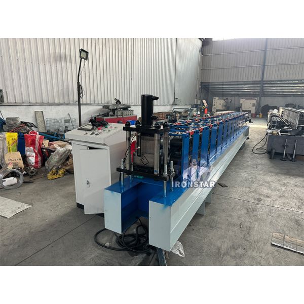 Guide rail roll forming machine machine in Brazil slide rail forming machine | shutter door track machine