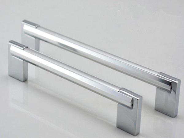 Simple Modern Oxidized Aluminum Combinate with Zinc Cabinet Handles Wardrobe  T-bar Pulls Zinc Closet Door Handles