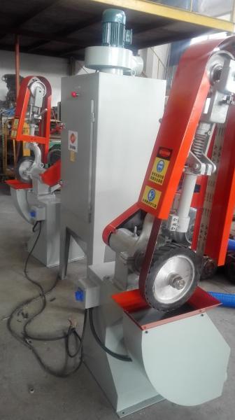 Electric Abrasive Belt Grinder Machine , Belt Grinder For Metal Fabrication