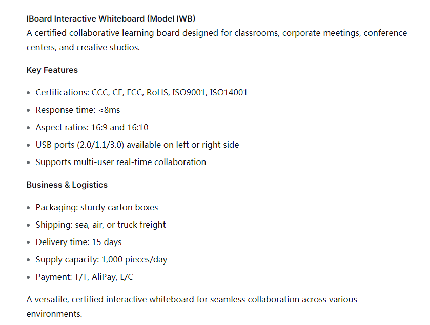 IBoard Interactive Lessons With Interactive Feature A Whiteboard On Conference Halls