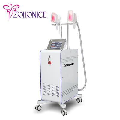 2 Changeable Handle Cryolipolysis Slimming Machine With Antifreezing Membrance