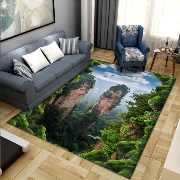 Beautiful Scenery Household Bedroom Living Room Floor Carpet Special Style