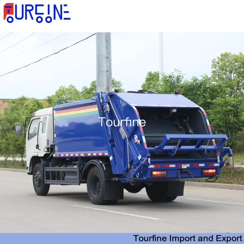 DONGFENG 9CBM Rear Loader Garbage Compactor Truck for Refuse Collection and Waste Compression
