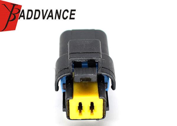 2 conectores automotivos pretos da maneira FCI impermeáveis para Peugeot 211PC022S0049