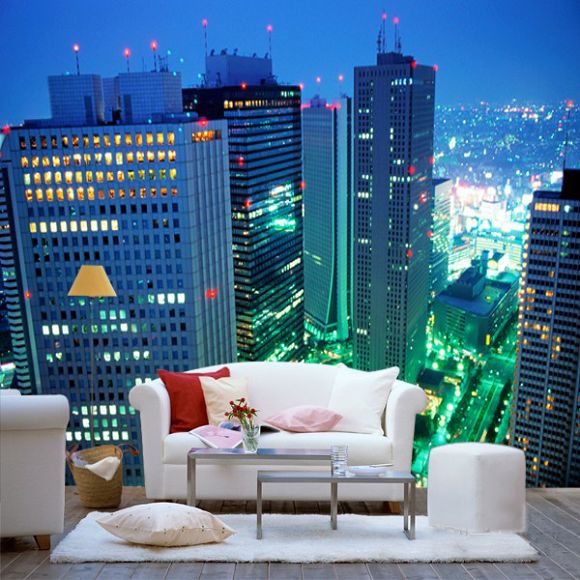 Non - Woven Fabric Waterproof Building Wall Interior Non Toxic Wallpapers CK12