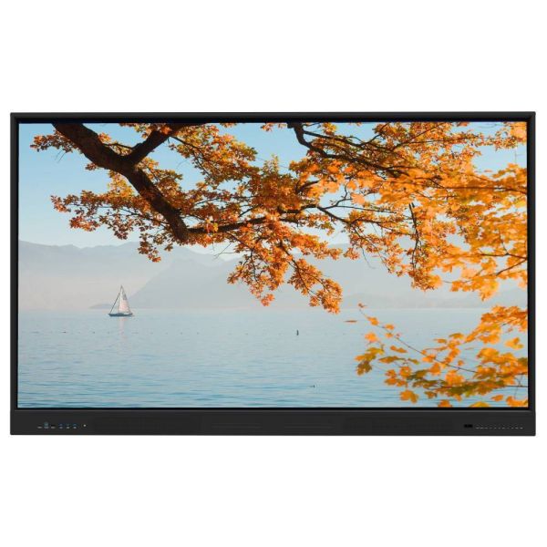 Interactive Flat Panel Whiteboard 75 86 Inch with 48MP AI Camera 8 Mic Integrated and Wireless Share Module
