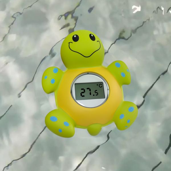 Termômetro de banho para bebés digital de superfície flutuante Multifuntcional Várias formas de animais