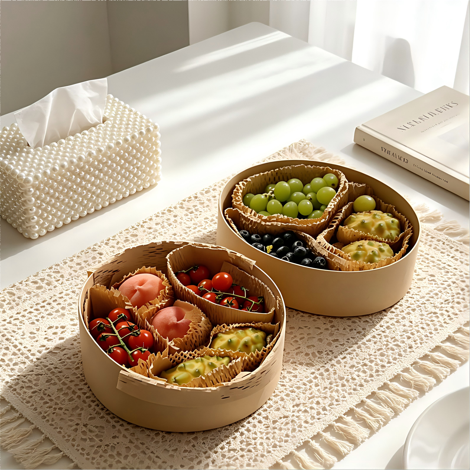 Honeycomb Fruit Wrapping Paper – Expandable Mesh Sheet for Produce Protection & Cushioning