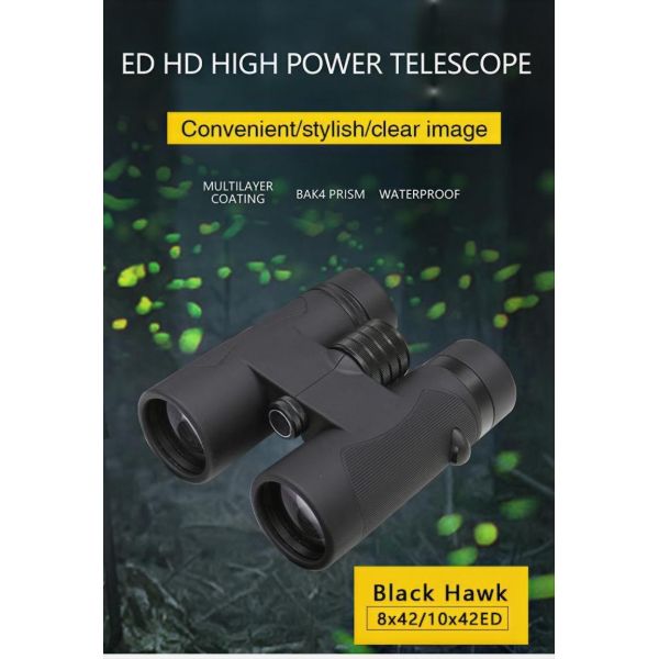 Black Hawk 10x42 ED Thermal Binoculars HD Waterproof Low Light Vision With BAK4 Prism