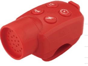 Red Battery Operated Bicycle Horn B21 Model 4 Different Sounds 2 * AAA Battery
