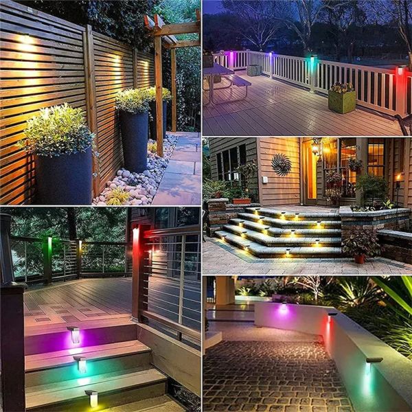50000 Hour Working Lifetime Solar Led Gate Landscape Lighting with Rgb Warm White