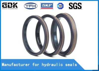 Selo ativo do pistão do dobro da resistência de desgaste SPGW, selo do pistão de SPGW PTFE