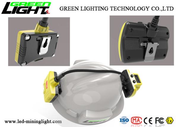 Multifunctional Cordless Led Miners Cap Lamp 358lum 3.7V For Underground Safety
