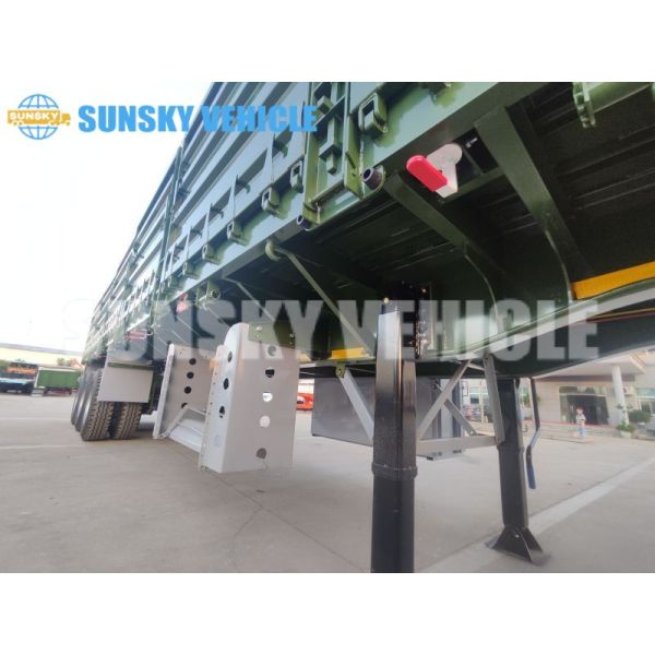 Side Board Trailer Heavy-Duty Sidewall Trailer Bulk Cargo Semi Trailer