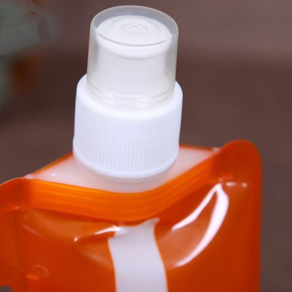 100ml / 250ml Juice Liquid Spout Bags Clear Plastic Disposable Fruit Juice Pouch