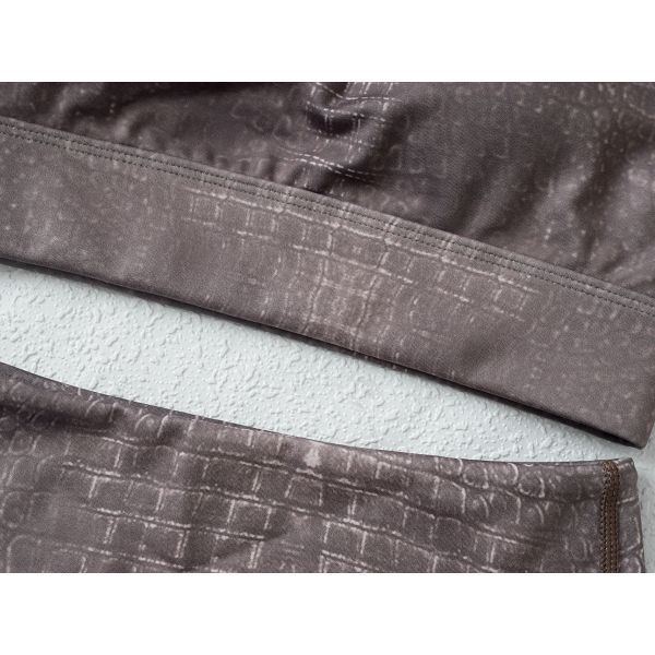 Snakeskin напечатало бюстгальтер спорт женщин