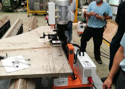 largura chanfrada 3400W de 55mm máquina de chanfradura da placa de 90 graus