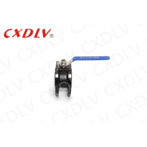 WCB Carbon Steel Wafer Ball Valve with PPL Seat and DN50 Size for Oil Water Gas Control