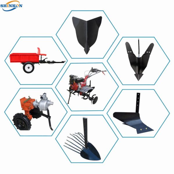 1000mm Power Tiller 9hp Diesel Multi Functional Mini Tiller For Agriculture